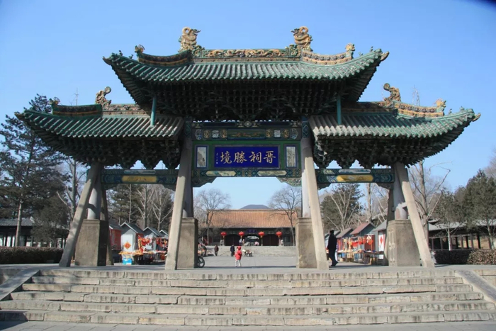 晋祠景区  “山西新闻网”微信公众号 图