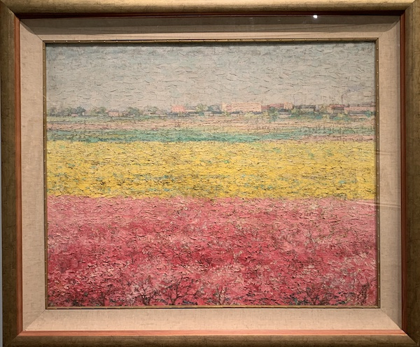 周碧初创作于1963年的《春色（上海市郊）》