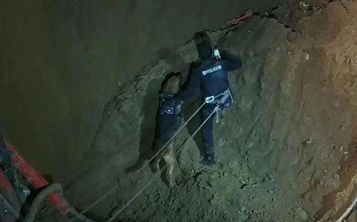 救援现场。 受访者供图