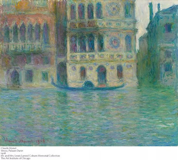 克劳德·莫奈 《威尼斯，帕拉左-达里奥》