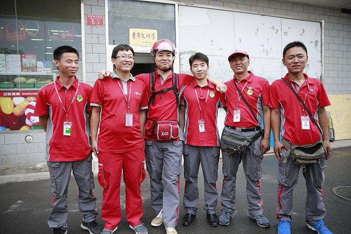 刘强东体验一线送货