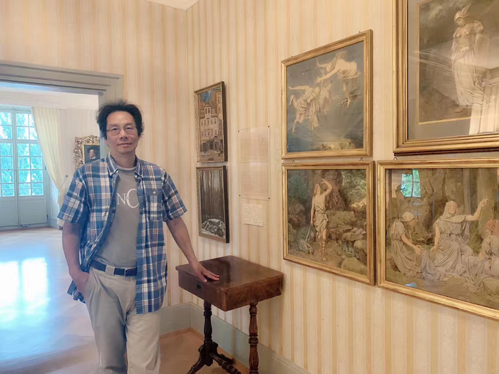 汪涌豪在瑞士琉森瓦格纳故居