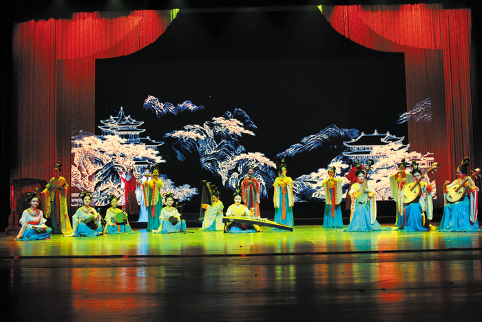 《伎乐·24》再现了大唐时期歌舞升平的盛世之景