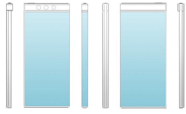 LG手机设计新专利曝光 屏幕可折叠还可环绕到背部