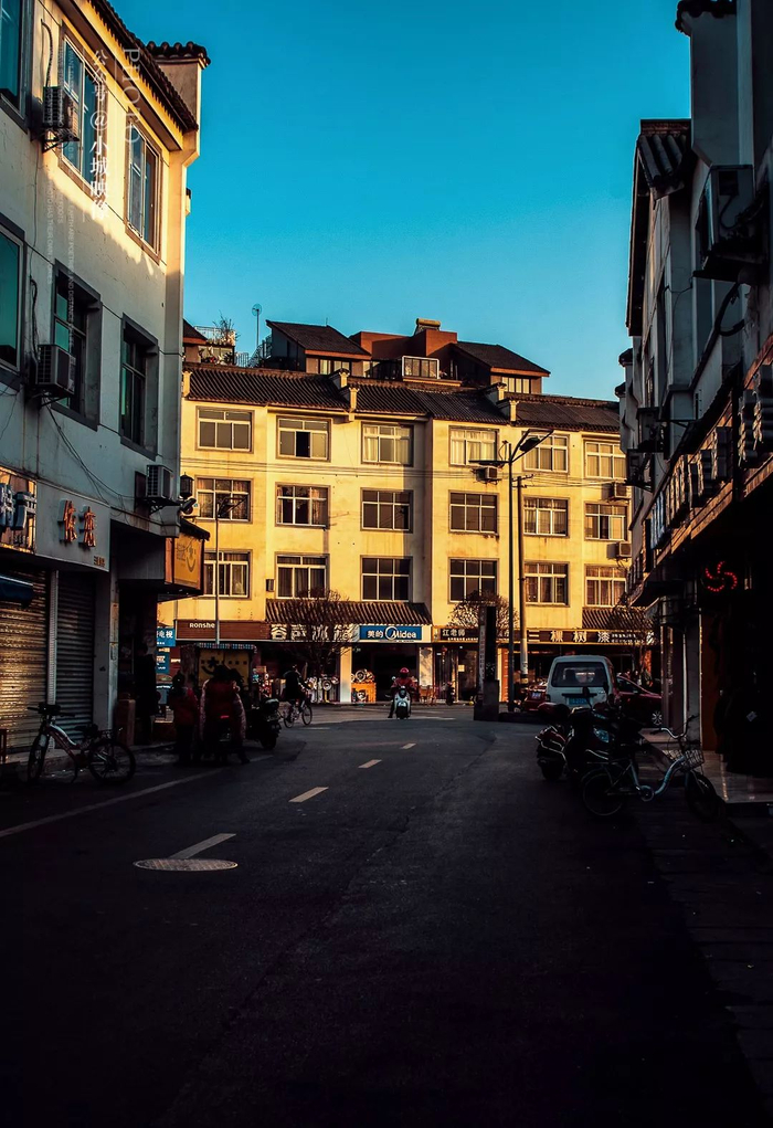 ▲ 三道堰的黄昏