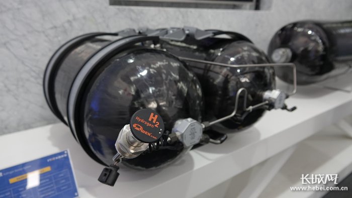 储氢系统。长城新媒体记者 李代姣 摄