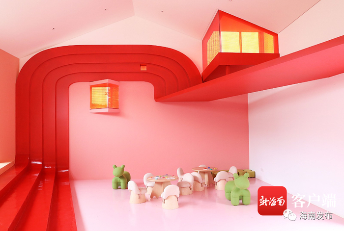 儿童娱乐区。记者 姚皓 摄