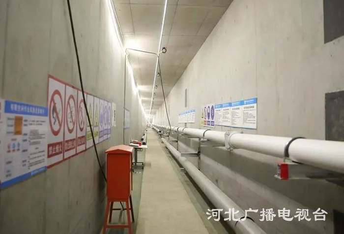 图为雄安新区容东片区综合管廊RDSG-4标段项目。记者杨磊摄