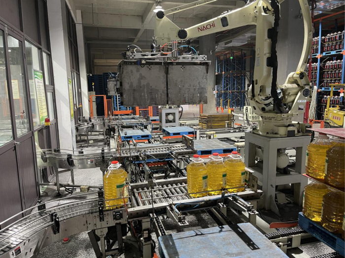 △爱菊粮油生产线