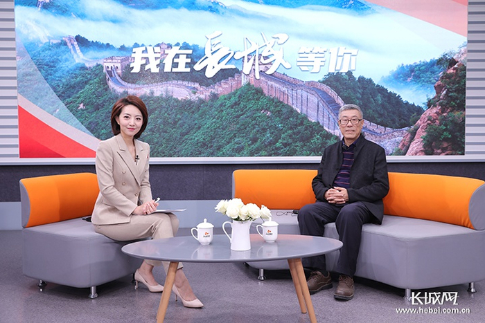 董耀会参加《我在长城等你》节目录制。长城网记者 路钦淋 摄