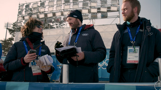 ▲ 国际奥委会奥林匹克信息服务团队在2018年平昌冬奥会期间工作照