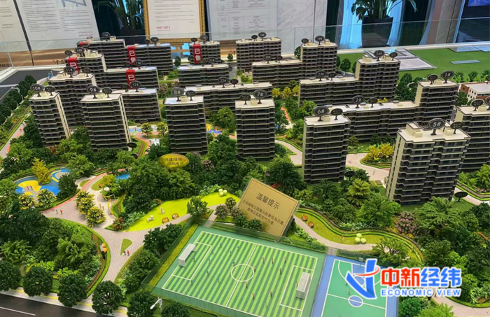  资料图：售楼部沙盘。中新经纬 薛宇飞 摄