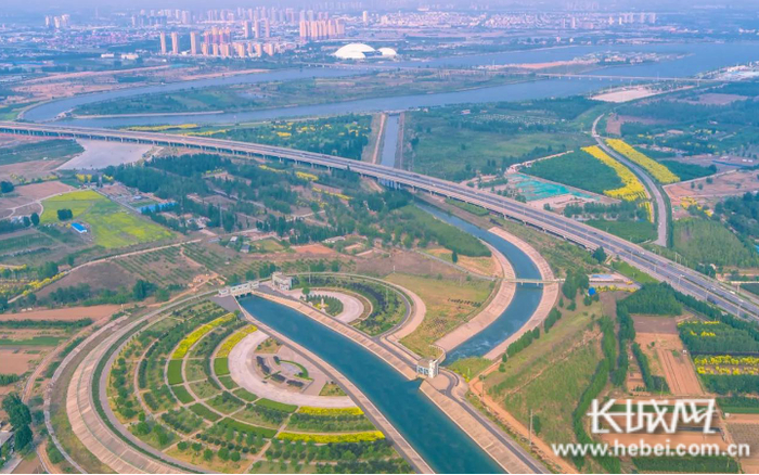 滹沱河倒虹吸工程。资料图