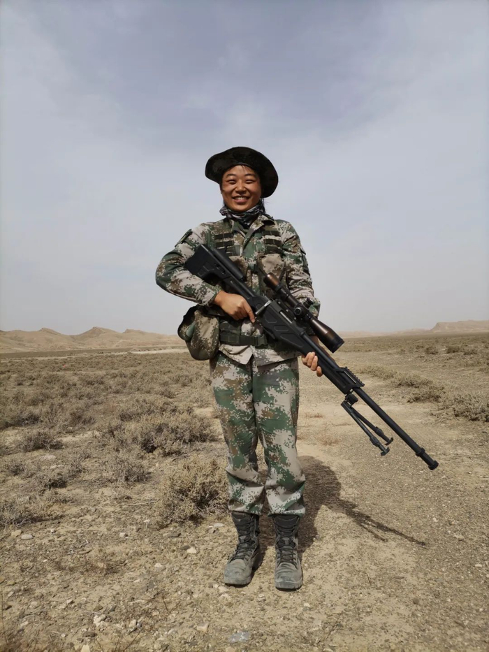 ▲狙击赛场的景茂利