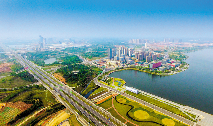 “两区一城”中的“一城”——快速发展的中国西部（成都）科学城。 成都日报资料图片