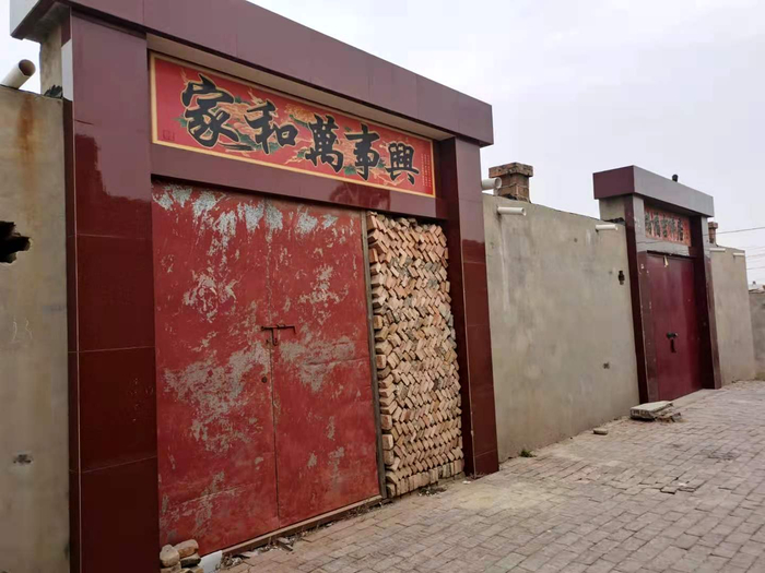 马乐宽家大门紧闭。 《等深线》记者 倪兆中 摄