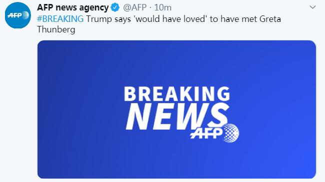 法新社推特截图