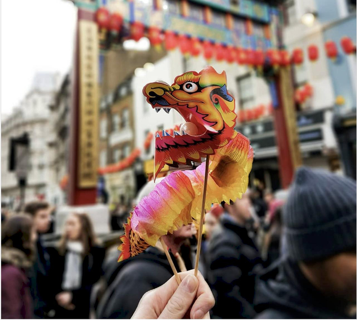 伦敦中国城的春节气氛浓郁 @magdapich