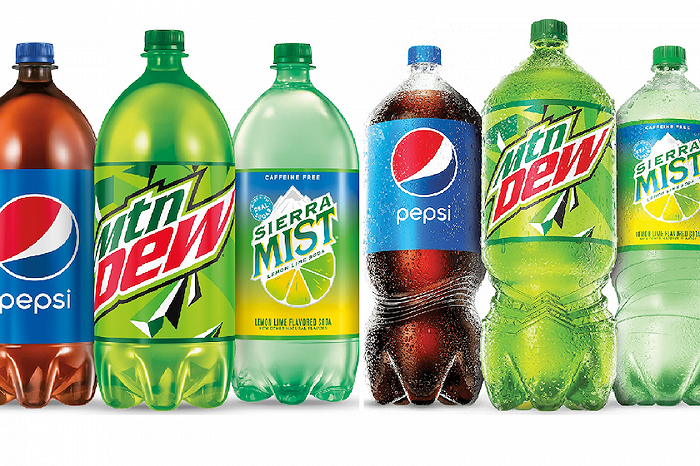 百事可乐新旧包装对比。图片来源：百事可乐