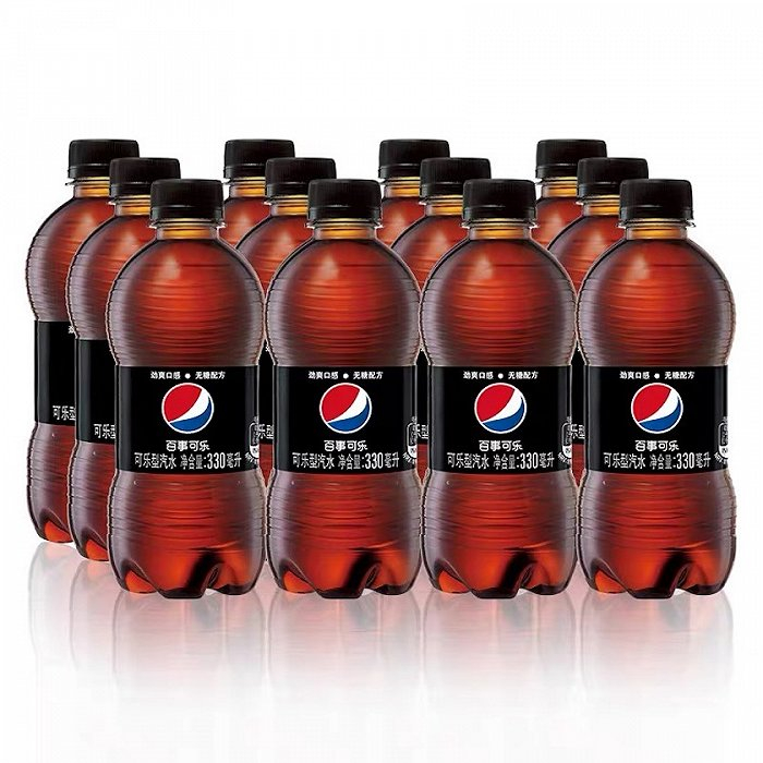 无糖版330ml的百事可乐。图片来源：百事可乐