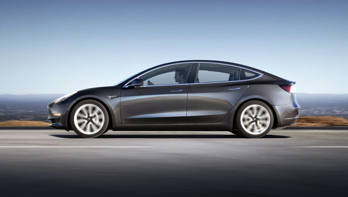 Model 3（图片来源：特斯拉）