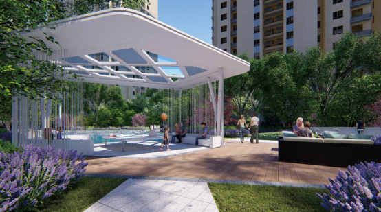 图：水畔会客厅效果图展示