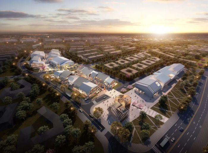 （三大公建效果图）