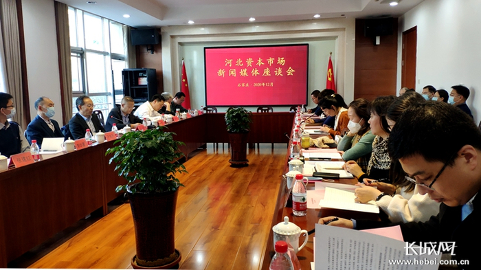 河北证监局举办媒体座谈会。长城网记者 烟成群 摄