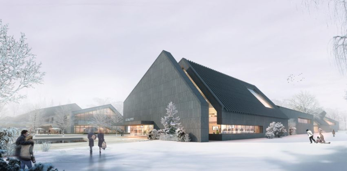 （文博中心效果图）