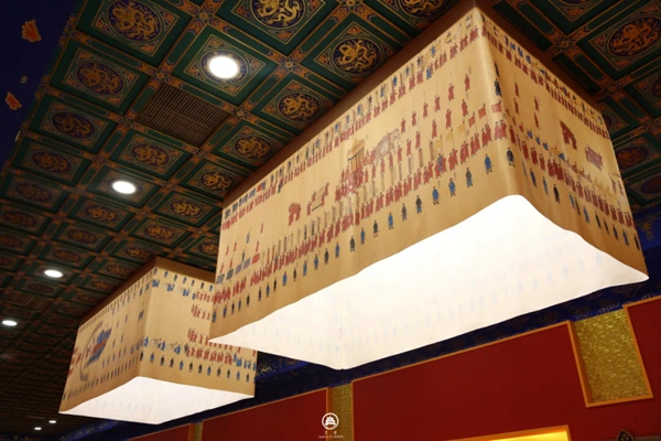 贡缎吊幔（图片来源：天坛微信公众号）