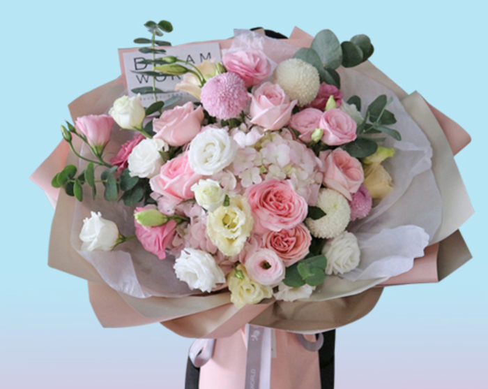 △一花一恋韩式混搭花束