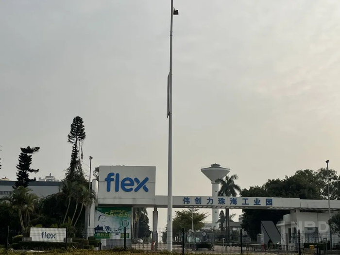  12月23日，伟创力珠海工业园南区，这是此次伟创力实业出售的资产。 图片来源：每经记者 方京玉 摄
