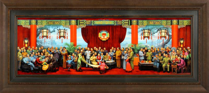 刘宇一作品瓷板画《初春》