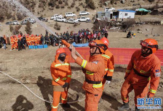 西藏森林消防总队备战春节防火工作