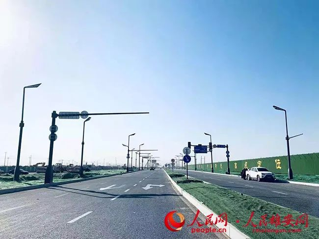 图为N9市政主干路。高歌摄