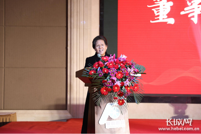 复明眼科医院创始人骆彦君致辞。郄晓强 摄