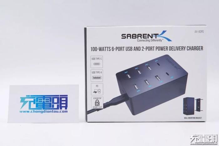 拆解报告：SABRENT 100W 8口PD快充充电器