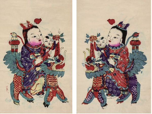 江苏南通 门神年画