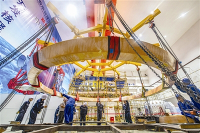 　去年9月，调试中国环流器二号M装置