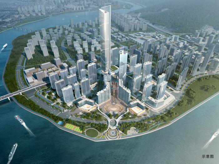 图：“国鸿中心”项目示例