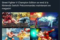 零售商EB泄露:《街霸V:冠军版》将登陆Switch平台
