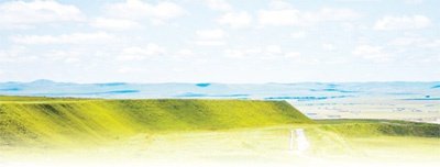 白音华二号矿排土场，昔日的土堆已经长满植被。本报记者 吴勇摄