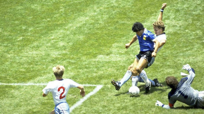  1986年墨西哥世界杯上的“连过五人”（Getty）
