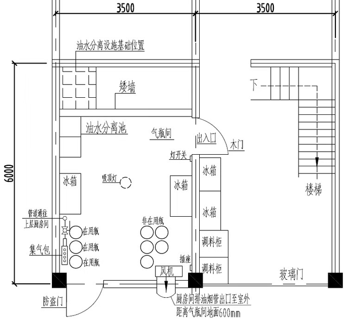  气瓶间内的插座、电器设备和照明灯具均不防爆。 图/无锡市政府官网