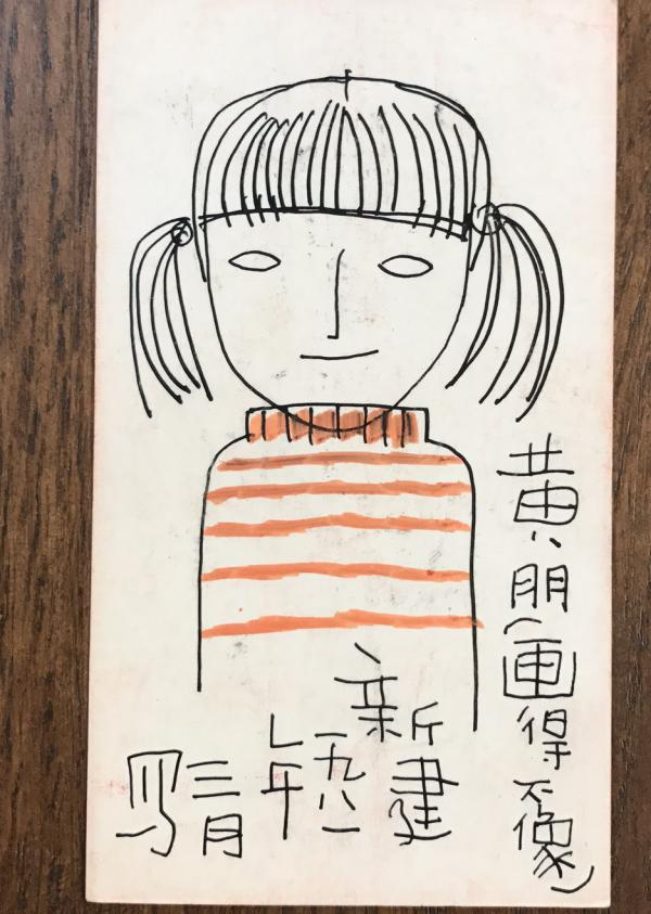 朱新建1981年为作者画像