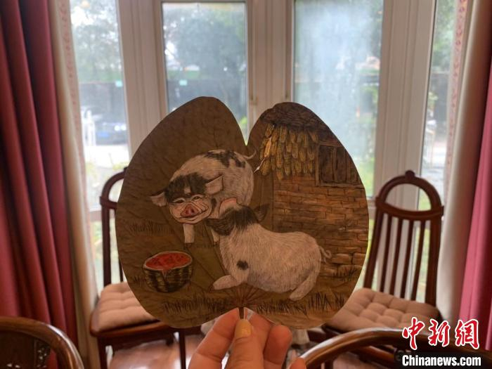 图为叶画作品 武一力 摄