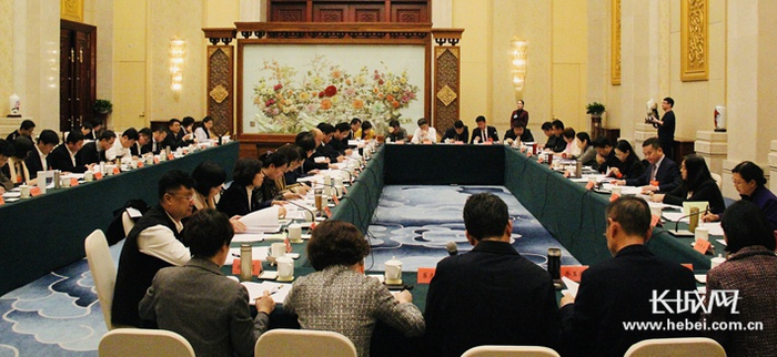 河北省政协委员讨论政府工作报告。长城新媒体记者 段维佳 摄