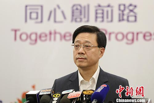 资料图：香港特区政府保安局局长李家超。 中新社记者 盛佳鹏 摄