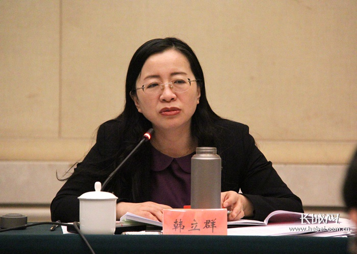 河北省政协委员韩立群。长城新媒体记者 段维佳 摄