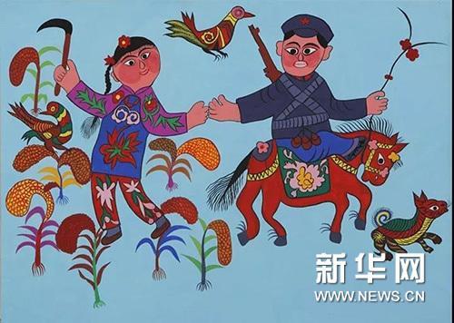 陕西省美术博物馆藏安塞农民画作品展